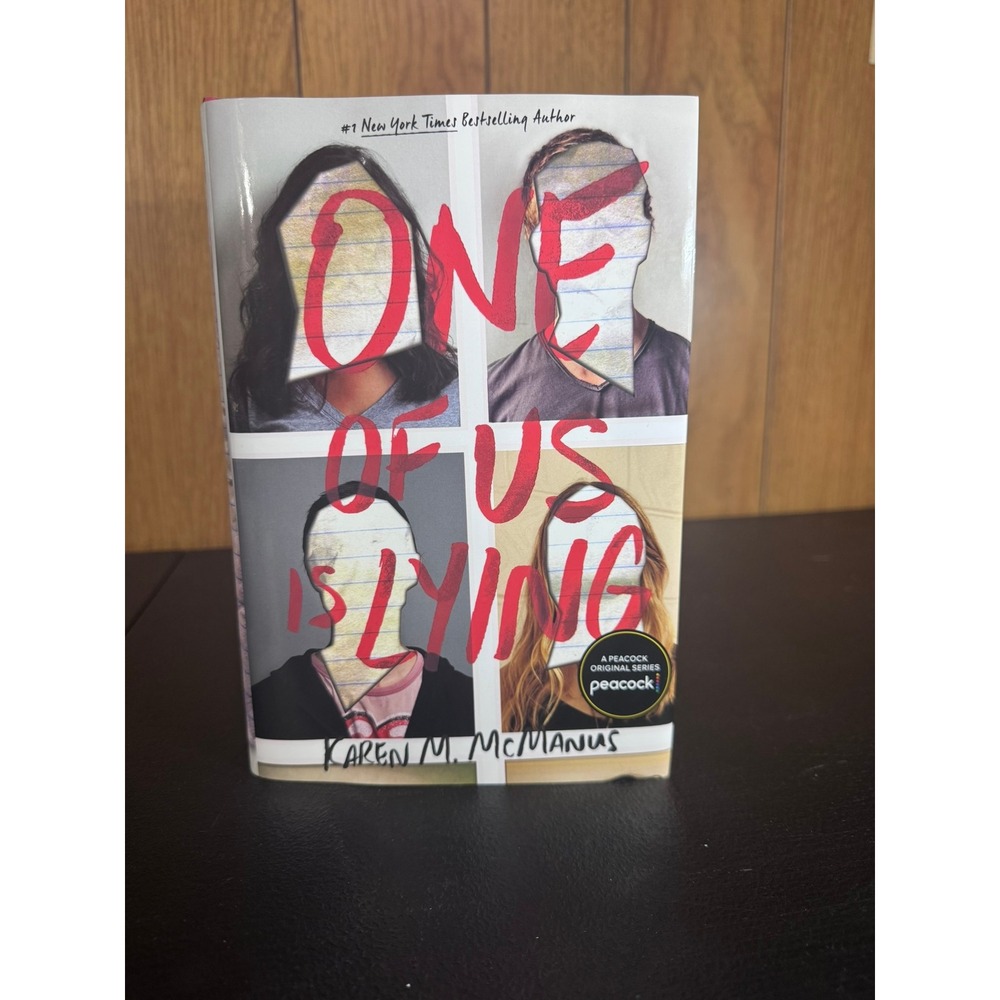 One of Us Is Lying Karen M. McManus Hardcover First Edition YA Mystery Thriller